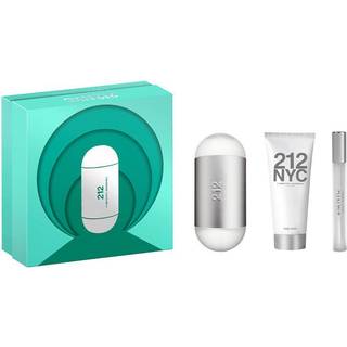 Carolina Herrera 212 NYC Gavesæt 100ml EDT + 75ml Body Lotion + 10ml EDT