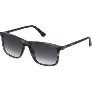 Police SPLE05 6K3F 57 Solbriller Mænd Tortoiseshell - Grey Tortoise - 57mm