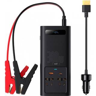 Strøminverter Baseus 300W (220V CN/EU) (sort)
