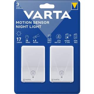 VARTA - night light - LED - warm white light (pack of 2)