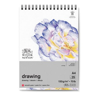 Drawing pad smooth A4 150g, 25 pages