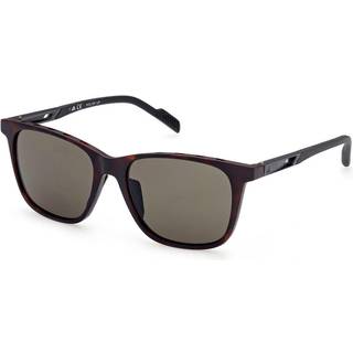 Adidas Sport Mand SP0051 52N Solbriller Plast Havana Grøn Rund Normal