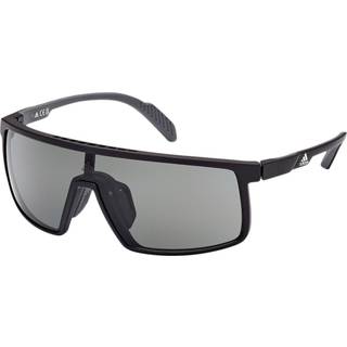 Adidas Sport Unisex SP0057 PRFM Shield 02A Solbriller Plast Sort-opaque Grå Maske Normal