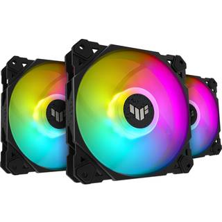 ASUS TUF GAMING TF120 ARGB 3IN1 - Kabinet køler - 120mm - Sort med RGB LED lys - 29 dBA