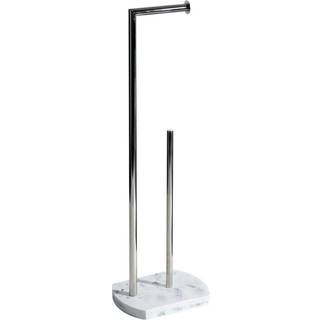 Showerdrape Showerdrape White Octavia Toilet Roll and Spare Paper Holder
