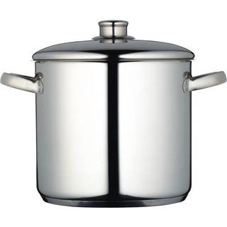 Kogegryde, med låg, rustfrit stål, 22 cm/7 l - Kitchen Craft