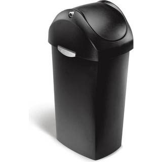 Simplehuman Affaldsspand 60 l sort plast L:42 cm B:34,3 cm H:83,2 cm
