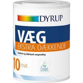 DYRUP Vægmaling Ekstra Dækkende Glans 10 Mat - 0,75 liter - Base 10