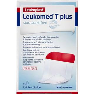 Leukoplast Leukomed T Plus Skin Sensitive 5x7,2 cm - 5 stk.