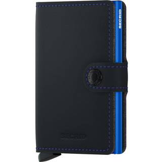 Secrid Mini Wallet Kortholder med RFID I Mat Sort /Blå