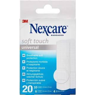 Nexcare soft touch plaster - assorteret - 20 stk.