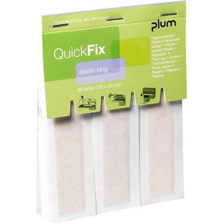 Plum, Plaster lange elastiske, hvid 30 stk