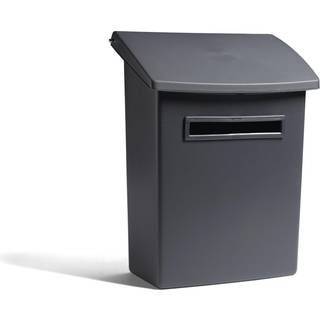 HABO POSTLÅDA 555 PLAST MØRKGRÅ
