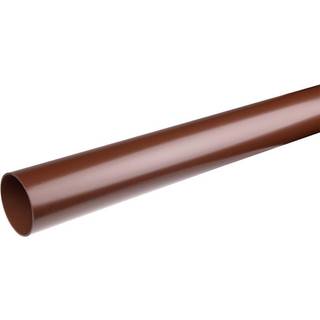 Plastmo nedløbsrør 3 Ø90mm brun 5210453