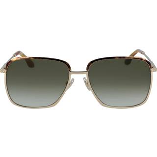 Victoria Beckham VB207S 700 59 Solbriller Kvinder Guld - Havana - 59mm