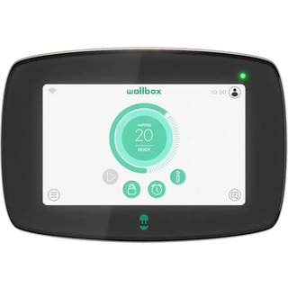 WALLBOX Commander 2 - 22 kW ladestander - Type 2 stik - 5 meter ladekabel - LAN + WiFi + Bluetooth - Sort