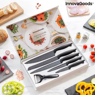 Diamant knivsæt Shard InnovaGoods 6 Dele