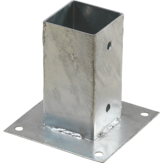 Stolpefod - Cubic varmgalvaniseret - 70x70 mm