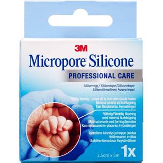 Micropore Silikonetape Medicinsk udstyr 2,5 cm x 5 m