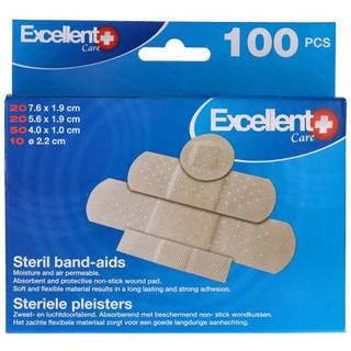 Excellent Houseware Excellent Steril Band-aids 100 stk.