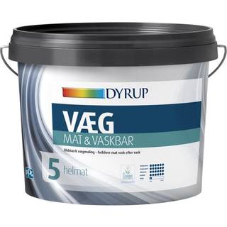 Dyrup væg 05 mat og vaskbar 9l hvid / base10 - På lager i butik
