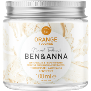 Ben & Anna Tandpasta Orange med flour - 100 ml.