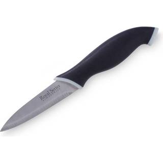 Royal Urtekniv 19 cm - Rustfrit stål & Softgrip håndtag - Sort