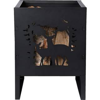 Bålkurv med dyremotiv