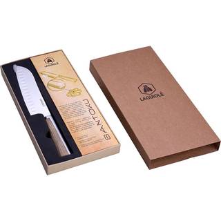 stor køkkenkniv i træ/metal