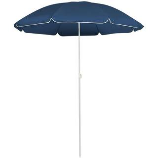 parasol 180 cm stålstang blå