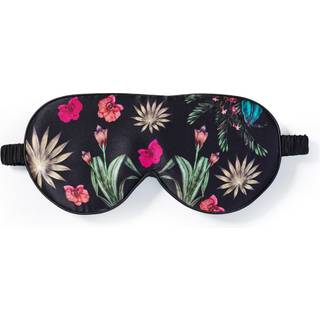 Fan Palm Eye Mask Floral Garden Black