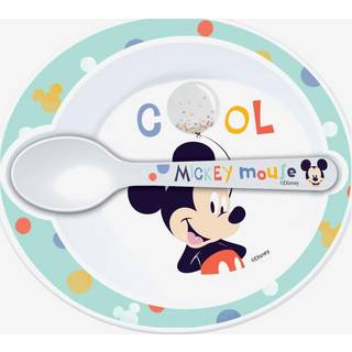 Mickey Mouse børne servicesæt - Spisesæt i 2 dele til børn - Mickey Mouse