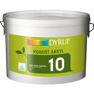 DYRUP Vægmaling Robust Akryl Glans 10 - 10 liter - Base 5