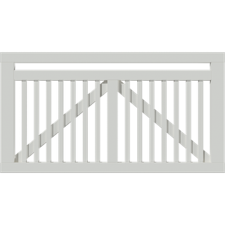 Plus Linea Bred låge 150×80 cm - Hvid RAL 9010