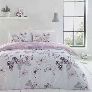 Catherine Lansfield Catherine Lansfield Purple Scatter Butterfly Duvet Cover and Pillowcase Set
