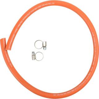 Cozze Slange til regulator, 2,0M & 2 x Spændebånd til slange studs - 90147