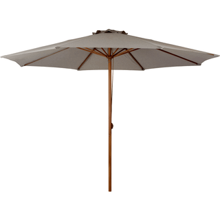 Markedsparasol - Ø3,5 - m/snoretræk - Beige