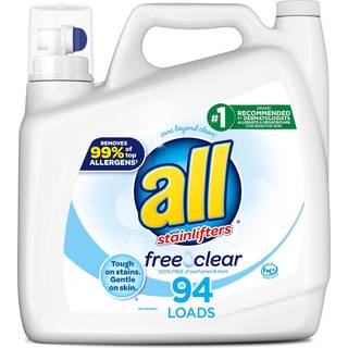 Al flydende vaskeri Detergent gratis for f?lsom hud 141 ounce 94 belastninger