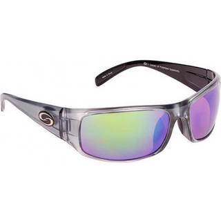Strike King S11 Optics Okeechobee Clear Gray Metallic/Green Mirror Fiskebriller