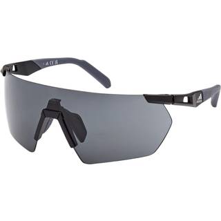 Adidas Sport Mand SP0062 02A Solbriller Plast Sort-opaque Grå Firkantet Normal