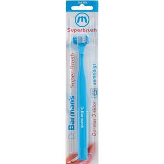 Dr. Barmans 3-sidet SuperBrush Tandbørste til Mælketænder Børn ORANGE