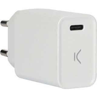 USB Oplader KSIX Hvid