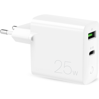Puro Vægoplader USB-A/USB-C2 5W PD - Hvid