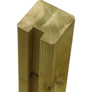 Plus Omlimet Profilstolpe Imprægneret 1 spor 9x9x188 cm