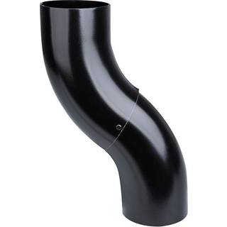 Plastmo nedførsel - 90 sort prælakeret 5660550