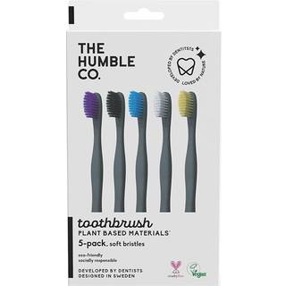 The Humble Co. Plant-based Toothbrush 5-pack Soft Mixed Colors