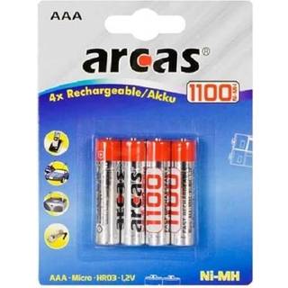 Arcas AAA Opladeligt Batteri - 1100 mAh - 4 stk