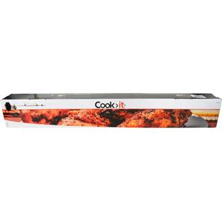 Cook>it rotisseri til 3 og 4 brænders gasgrill med 10x10 mm spyd, rustfri