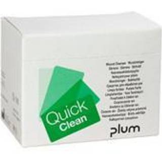 Sårrenseserviet, QuickClean, 20x13cm, nonwoven/vand, steril, 20 stk, Sårrens & Salver,