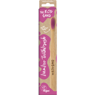 THE ECO GANG - Bambus Tandbørste Pink - Medium